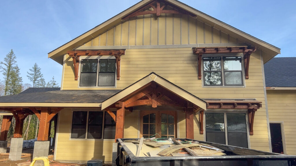 Custom Home Exterior Installation